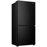 Hisense French-Door, Schwarz, 2 Schublade(n) Schubladen, 79.4x178.5x69.8 cm, Küchengeräte, Küchenelektrogeräte, Kühl- & Gefrierschränke, Kühlschränke, Standkühlschränke