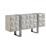KAWOLA Sideboard 180 x 85 x 40 cm Grau