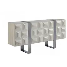 KAWOLA Sideboard 180 x 85 x 40 cm Grau