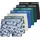 JACK & JONES JACBEN TRUNKS 7 Pack North Atlantic / Night Sky / Dazzling Blau / Mineral Gray / Mediterranea / Schwarz M 7er Pack