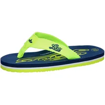LICO Unisex Kinder Flamenco Flipflops, Lemon Marine, 36 EU