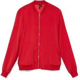 Vero Moda Damen Vmcoco L/S Bomber Ga Noos, Ribbon Red, s