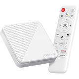 Avizar, Android TV Box mit Google Assistant, Full HD & 4K Streaming, Weiß - Weiß