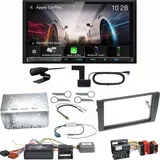 Kenwood DMX8021DABS Android Auto CarPlay Einbauset für Seat Exeo Audi A4 B6 B7