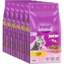 Whiskas Junior mit Huhn 6 x 1,9 kg