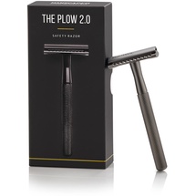 Manscaped MANSCAPED® The Plow® 2.0 Premium Sicherheitsrasierer mit einer Doppelklinge, Rasierhobel für Männer aus Edelstahl, Nassrasierer mit einer Klinge, Rasierhobel für den Intimbereich