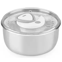 Zyliss Easy Spin 2 Salatschleuder 6 L Edelstahl Weiß