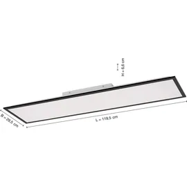 Selltec LED Panel 1x33W quadratisch schwarz