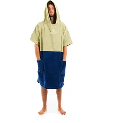 Surflogic Poncho warm handtuch surf wasser Stand umziehen weich, Farbe: Khaki&Navy