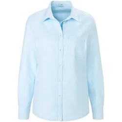 Bluse Hemdkragen Peter Hahn blau, 36