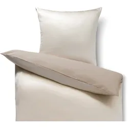 Tchibo - Seiden-Baumwoll-Bettwäsche - beige