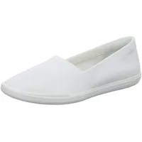 ECCO Damen Simpil Loafer Slipper, White, 42 EU