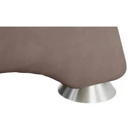HIMOLLA Trapezsofa Leder 3-Sitzer Braun