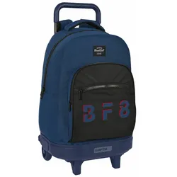 Schulrucksack mit Rädern BlackFit8 Urban Schwarz/Dunkelblau – Funktional und stilvoll für den Schulalltag