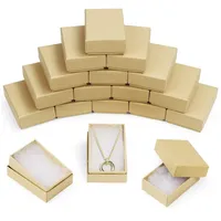 Belle Vous Kraft Schmuck Geschenkbox mit Polyesterfüllung (100 Stk)