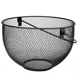 JUSTINUS LifeStyle Obstkorb rund 30 cm schwarz matt