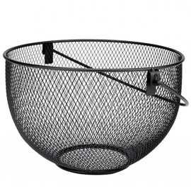 JUSTINUS LifeStyle Obstkorb rund 30 cm schwarz matt