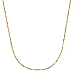 Collierkettchen »585 Gold Ankerkette 42cm«, Halsschmuck, 56037108-0 gelb