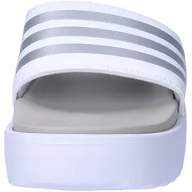 adidas Adilette Platform Badesandalen Cloud White / Zero Met / Grey One 40 2/3