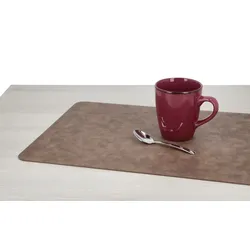 KHG Platzset   , braun , Kunststoff , Maße (cm): B: 33
