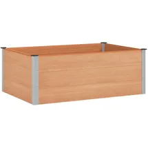 vidaXL Hochbeet 150 x 100 x 54 cm Braun