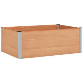 vidaXL Hochbeet 150 x 100 x 54 cm Braun