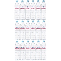 18 Flaschen Evian wasser a 1,5 L inkl. EINWEGPFAND