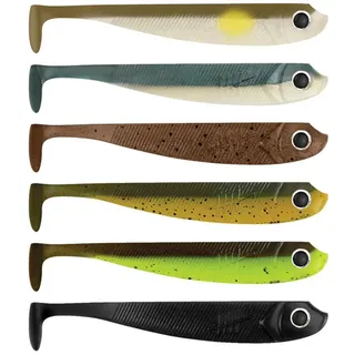 Lieblingsköder Gummifische 6cm - 6 Angelköder, Farbe Lieblingsköder:Natural Classics