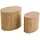 miliboo Ovale Couchtische aus hellem Holz (2er-set) Woody