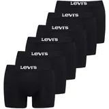 Levi's Levi ́s Boxershort 6er Pack Schwarz | Gr.: S