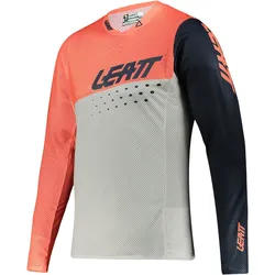 Leatt DBX 4.0 MTB LS Ultraweld FietsTrui, wit-blauw-oranje, M Voorman