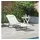 vidaXL Sonnenliege 182 x 55 x 85,5 cm Creme