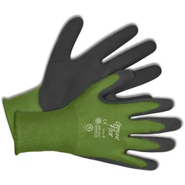 KIXX Green Flex Handschuhe für die Gartenarbeit - Grün/Dunkelgrün - Größe 8