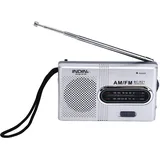 Tragbares Pocket -Radio, Mini -Radio -Player, Batteriebetriebene Tragbare Radio -FM/AM -Transistor -Radio, AM FM Compact Radio Player Batterie, Einfach zu Bedienen