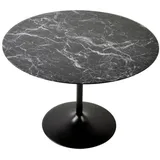 SalesFever Esstisch rund Ø 110 cm schwarz