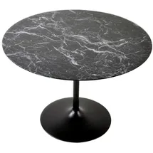 SalesFever Esstisch rund Ø 110 cm schwarz
