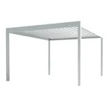 teico group Pergola inkl. LED Licht motorisiertem Dach 3x4x2,7m Gartenpergola Pavillon,