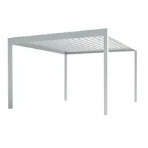 teico group Pergola 3 x 4 m inkl. LED Licht Weiß