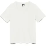 Vero Moda Vmpaulina SS V-Neck T-Shirt Weiß S