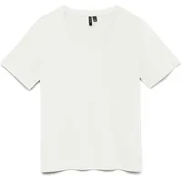 Vero Moda Vmpaulina SS V-Neck T-Shirt Weiß S