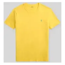 Ralph Lauren Regular Fit T-Shirt aus reiner Baumwolle, GELB, S