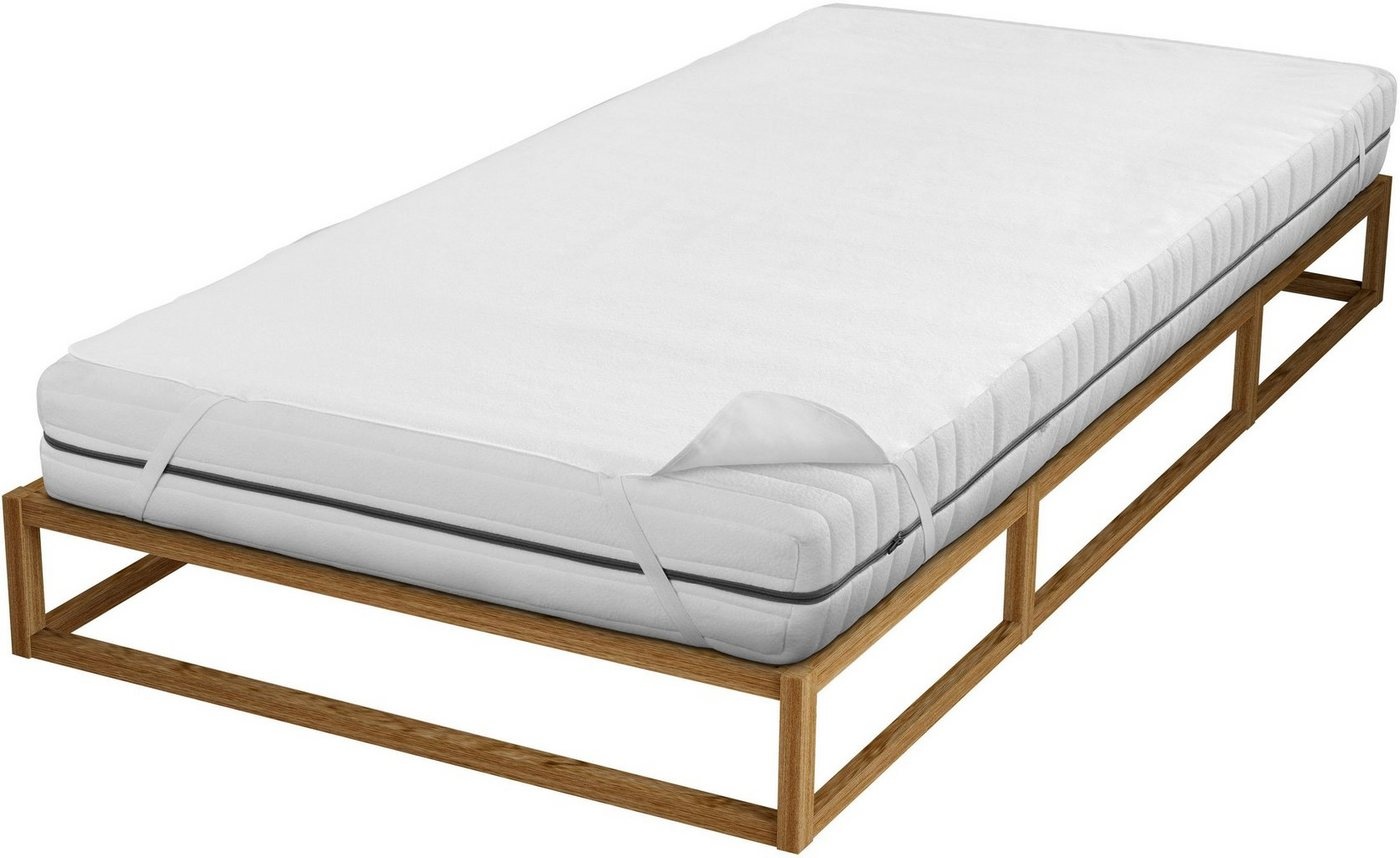 Produktbild Matratzenauflage Molton Premium mit Silberausrüstung Biberna Sleep & Protect weiß 100 cm x 200 cm