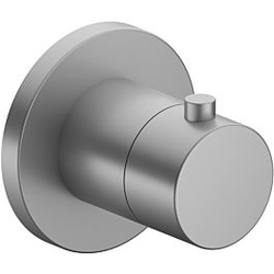 Keuco IXMO Pure 2 Wege Umstellung 59556170001 Unterputz Montage, rund, Aluminium-finish