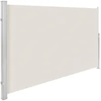 Tectake Aluminium Seitenmarkise 160 x 300 cm beige