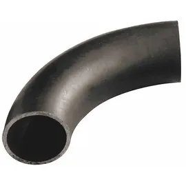 qpool24 Schweißbogen 90 Grad lang 21,3 mm 1/2" DN 15 schwarz