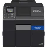 Epson ColorWorks D6500 dye ink, Peeler, Disp., USB, Ethernet, schwarz