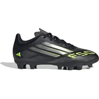 adidas F50 Club FG/MG Kinder core black/iron metallic/lucid lemon 30