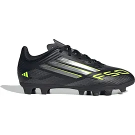adidas F50 Club FG/MG Kinder core black/iron metallic/lucid lemon 30