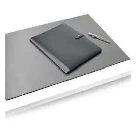 Durable Schreibtischunterlage Leder grau