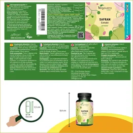 Vegavero Safran Extrakt Kapseln 120 St.